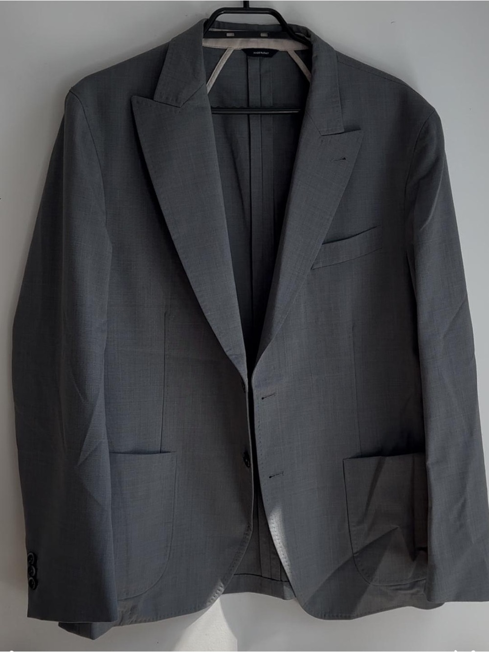 Tombolini Italian Virgin Wool Unstructured Blazer (IT 56)